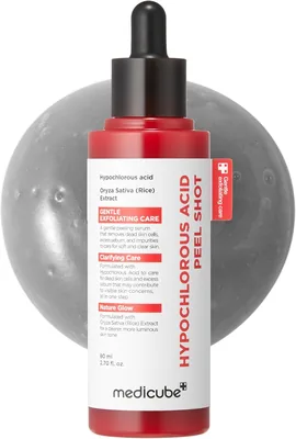 Peel Shot Medicube avec acide hypochlorite | Sérum exfoliant doux pour cellules mortes et pores, points noirs et excès de sébum (73% Off)