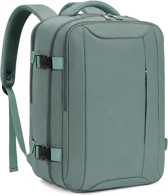 VMIKIV Zaino da Viaggio per Aerei Ryanair e Easyjet, 40x30x20 cm, Nero - Miglior Affare