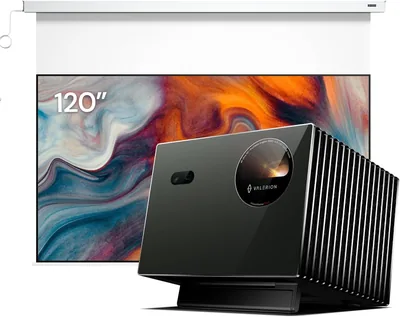 Valerion Pro2 Laser Projector + 120" Screen Bundle
