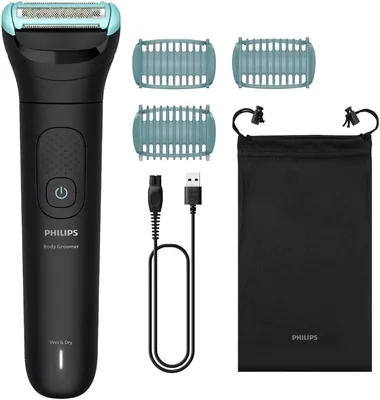 Philips Bodygroom Series 5000 - Waterproof Men's Shaver with Triple Protection
