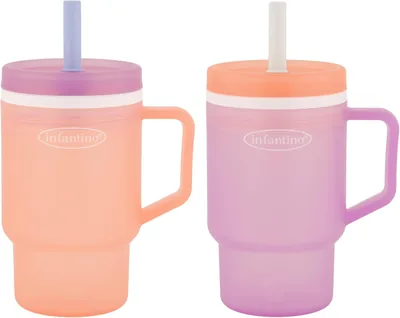 Infantino My 1st Tumbler - Durable Sippy Cup for On-The-Go Transition