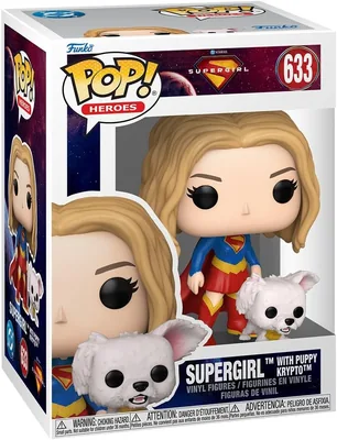 Funko Pop! & Buddy: Supergirl - Z psem Krypto - Figurka kolekcjonerska z winylu - Idealny prezent - Oficjalna