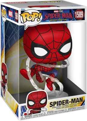 Funko Pop! Jumbo: Spider-Man Brand New Day (BND) - Figura de Vinilo Coleccionable