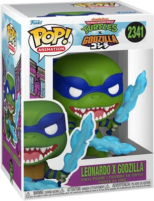Godzilla X Turtles Leonardo Figure - Funko Pop! Animation Collectible