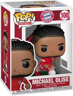 Funko Pop! Football: FC Bayern München - Michael Olise - Figure de Collection Vinyle - Idée Cadeau - Produit Officiel - Jouets pour Enfants