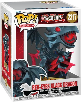 Funko Pop! Premium: Yu-Gi-Oh - Dragón Negro Rojo Ojos (Tarjeta) - Figura de Vinilo Coleccionable - Idea de Regalo - Mercancía Oficial - MXN 587.09