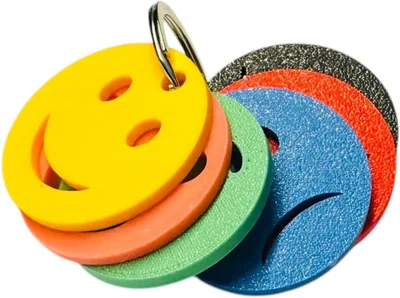Colour Feelings Keychain - 6 Mood Discs Best Deal