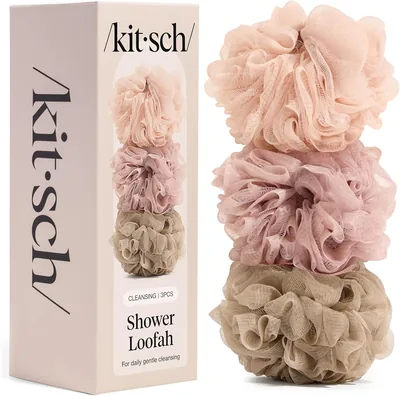 Kitsch Shower Loofah Set - Gentle Cleanser