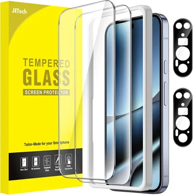JETech Screen Protector for Google Pixel 10 Pro XL with Camera Lens Protector
