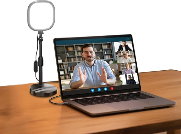 NEEWER 5" Desk Light: Full Screen LED Ring Light with Stand - 10% Off
