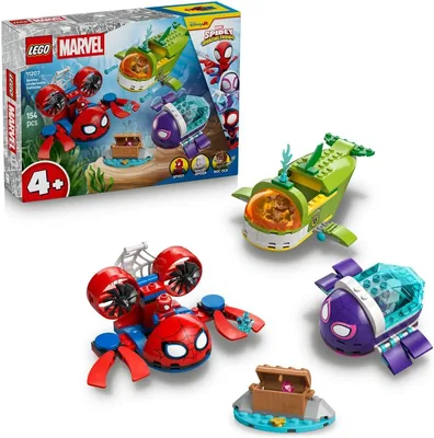 LEGO Spidey: Podwodne Pojazdy 11207 | Zestaw z Figurkami, Prezent dla Dzieci 4+, Przygoda Superbohatera