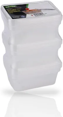 Packwell Clear Microwave Container 750ml 15 Pcs
