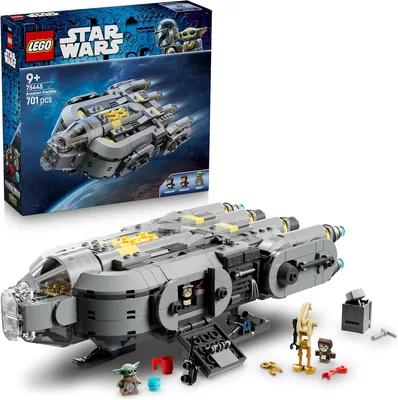 LEGO Star Wars 75445 Estrella Anzellana: Kit de Construcción con Figuras y Taller de Droides