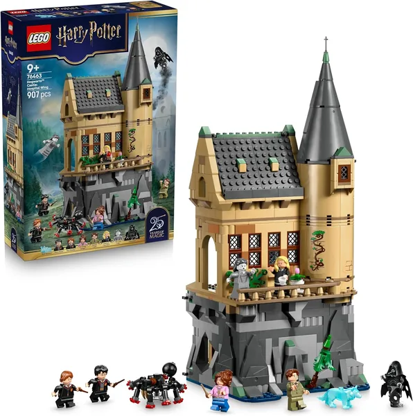 LEGO Harry Potter Hogwarts Kastiel: Ziekenhuisgebouw Set voor Kinderen - DIY Miniatuur Model met 7 Minifiguren inbegrepen Hermione - 28% Korting