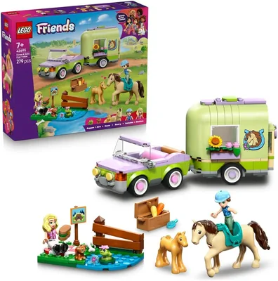 LEGO Friends Przyczepa z koniem i źrebaczkiem 42695 | Najlepsza oferta