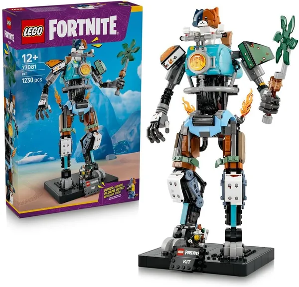 LEGO Fortnite Kitek - Zestaw konstrukcyjny z figurką mecha, ruchomymi rękami i motywami gry - Najlepsza cena