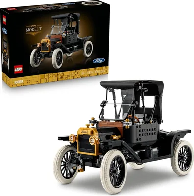 LEGO Icons Ford Model T Klassiek Auto Bouwpakket voor Volwassenen - Auto met Stofdak, Hoge Wielen en Gedeelde Windscherm - 33% Korting