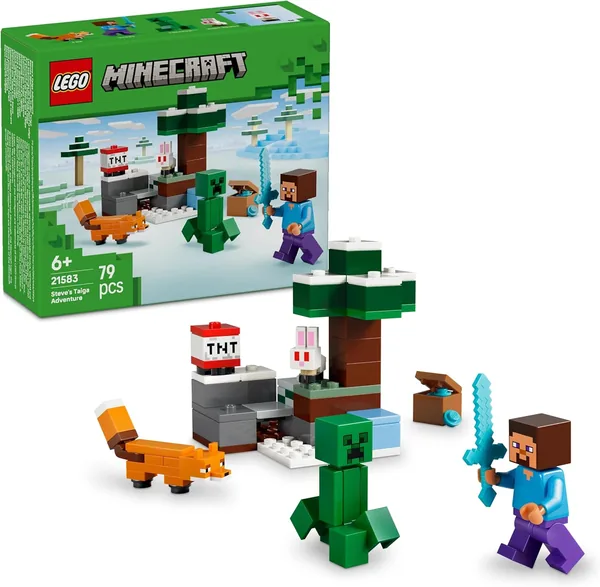 LEGO Minecraft Steve's Taiga Adventure Toy
