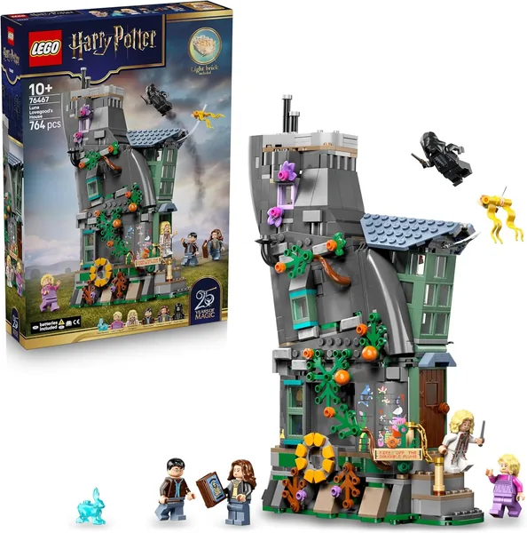 LEGO Harry Potter De Kamer van Luna Lovegood Bouwpakket - DIY Miniatuur Model met Lichtsteen en 5 Minifiguren - Ruimte