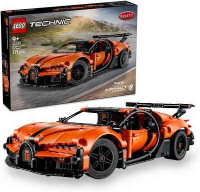 LEGO Technic Hipersamochód Bugatti Chiron Pur Sport 42222 | Model samochodu, klocki konstrukcyjne, prezent dla fana motoryk