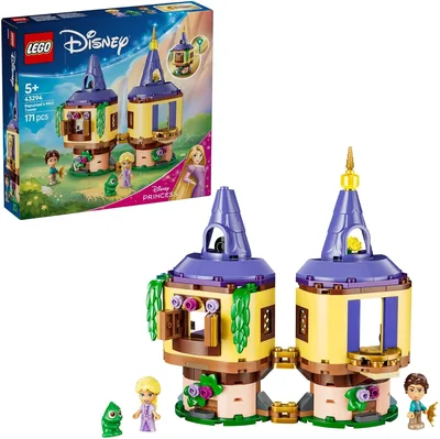 Tour de Rapunzel LEGO Disney - Tour Mini avec 2 Poupées, Pascal et Accessoires - Offre Spéciale 20% de Réduction