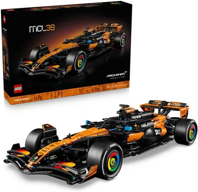 LEGO Technic Bolid McLaren MCL39 F1 - Zestaw konstrukcyjny dla dorosłych, samochód wyścigowy z zawieszeniem i układem kierowniczym. Najlepsza cena!