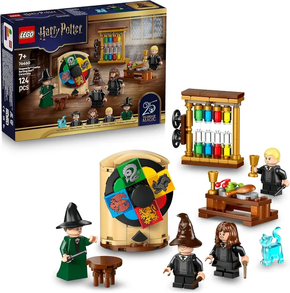LEGO Harry Potter Hogwarts Castle: Sorteringshoed Ceremonie Bouwpakket voor Kinderen - met Patronus, Hermione en Draco Malfoy (32% Korting)