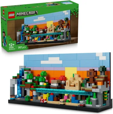 LEGO Minecraft Minibiomy 21589 | Scenki z gry, Prezent dla gracza 12+, 797 elementów - Najlepszy Ceny