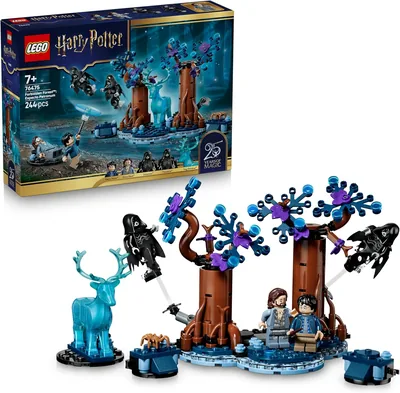 LEGO Harry Potter et la Prisonnière d'Azkaban : La Forêt Interdite - Jeu de Construction avec Les Dementors, Un Cerf et 2 Mini-Figures (Expecto Patronum) - 20% De Réduction