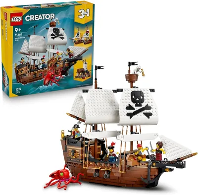 LEGO® Creator 3 in 1 Pirate Ship Toy - Best Deal