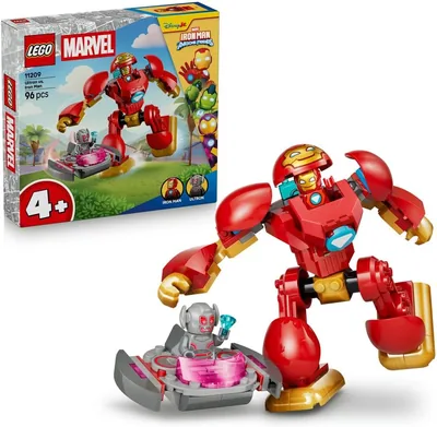 LEGO Marvel Ultron kontra Iron Man | Zestaw konstrukcyjny dla dzieci z mechem i latającym pojazdem | Najlepszy deal