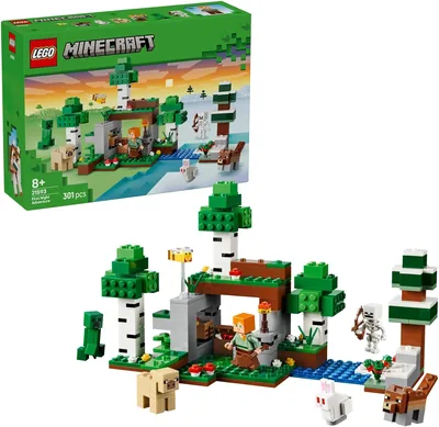 LEGO Minecraft Przetrwanie pierwszej nocy - Zestaw konstrukcyjny z figurkami, Best Deal