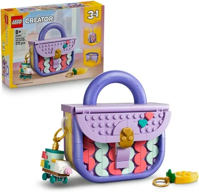 LEGO Creator 3 in 1 Art Fashion Bag - Transformable Toy Storage