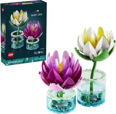 LEGO Botanicals Water Lilies Set - DIY Decor