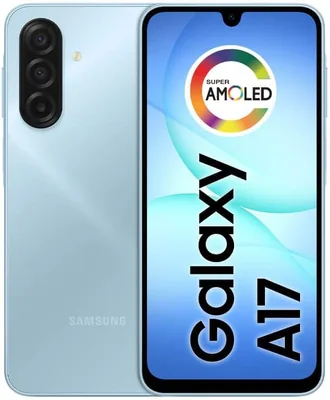 Celular Samsung Galaxy A17, 256GB, 8GB, 50MP Tela 6.7", IP54 - Azul - Melhor Preço