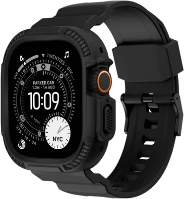 OROBAY Apple Watch Band 45mm/44mm/42mm/41mm/40mm Rugged Shockproof Strap