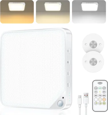 Motion Sensor Light Rechargeable Battery Ceiling Lamp Best Deal