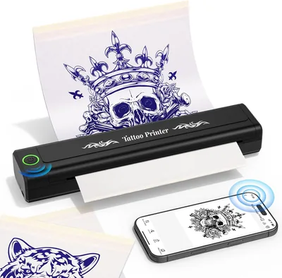 Thermocopier Bluetooth Tattoo YOHOOLYO pour transferts de tatouages - Meilleures affaires