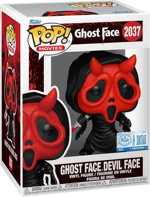 Funko Pop! Vinilo: Ghost Face - Máscara del Diablo - Exclusiva de Amazon - Figura de Coleccionable de Vinilo - Idea de Regalo - Merchandising Oficial