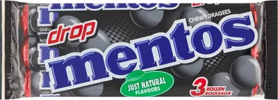 Mentos Drop Liquorice Rolls 3 x 112g Best Deal