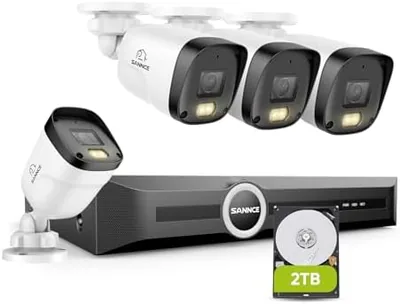 SANNCE 8CH POE CCTV Camera System