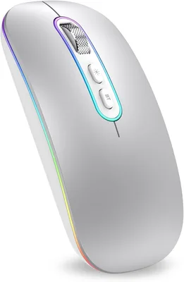 Rechargeable LED Computer Mouse - BT 5.1 + 2.4G