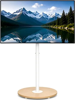 40-75 Inch TV Corner Stand - Height Adjustable