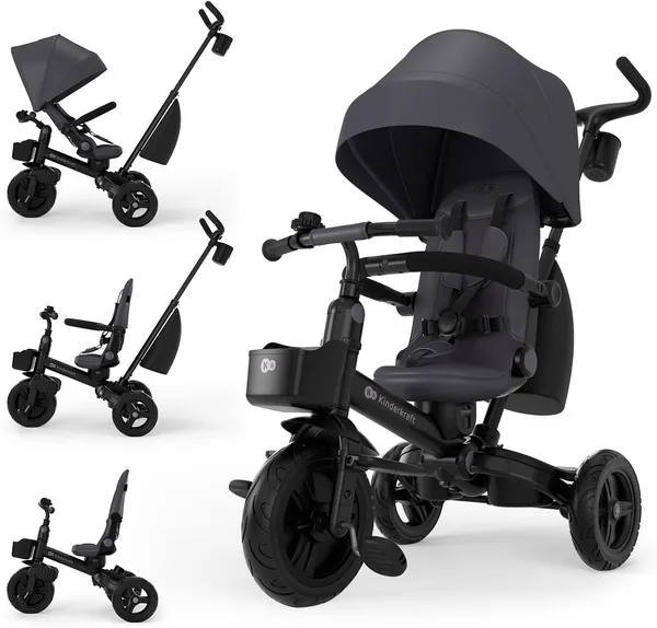 Kinderkraft Aveo 2 Pro Trike para Niños, Bicicleta Evolutiva, con Accesorios Prácticos - 13% de Descuento