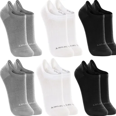 Kit 6 Pares Meia Lupo Sapatilha Soquete Invisível Original Masculina - Melhor Preço