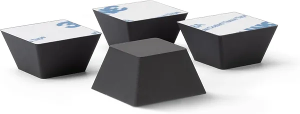 Dynavox EDS20 - Amortisseurs universels en silicone pour appareils Hi-Fi, haut-parleurs, amplificateurs, caissons de basses et tournedisques - 3M Ad - Meilleur Prix