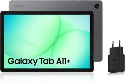 Samsung Galaxy Tab A11+ WiFi 11" 128Go, Tablette Android avec IA, Design Slim et Propre, Écran 90Hz, 6 Go RAM, 4 Haut-parleurs, Dolby Atmos