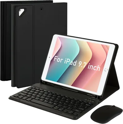 iPad 6/5 Gen, Pro 9.7", Air 1/2 - Keyboard Cover
