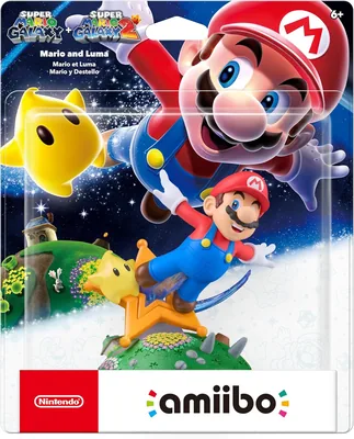 Amiibo - Mario y Luma - Super Mario Galaxy + Super Mario Galaxy 2 Serie. ¡Mejor Oferta!