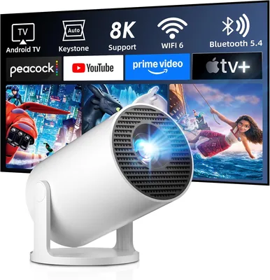 HY300Pro+ Projector 24% Off | 12000 Lumens, 8K Support